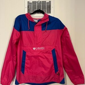 Columbia Women’s Raincoat in Pink and Blue
